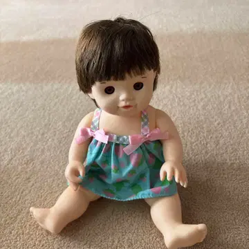 목욕도 함께 포포짱 인형 스카이블루와 핑크 드레스