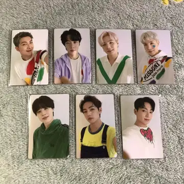 BTS JPFC 특전 뉴스레터 설문 팬클럽 트레이딩 카드 7장