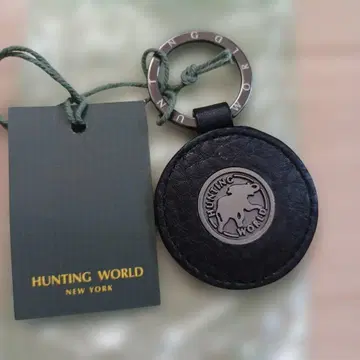 가격 인하 HUNTING WORLD 가죽 키링