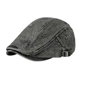 BOHEMIAN SEOUL washed denim 헌팅 캡