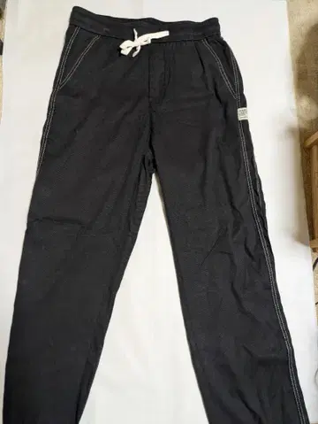 블랙 스트라이프 이지 팬츠 XL