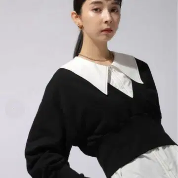 [ 새상품급 ] HARE 하레 2WAY 숏 맨투맨