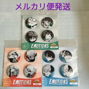 나의 히어로 아카데미아 EMOTIONS 캔뱃지 에모션즈 3종 세트