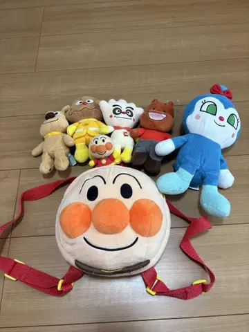 호빵맨 백팩과 봉제 인형 세트 1개월 한정 판매