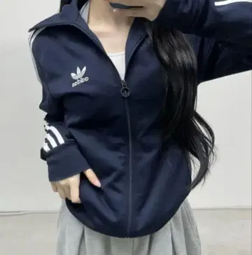 adidas 네이비 플리스 저지