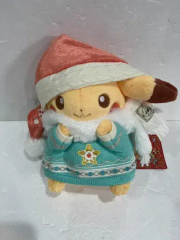 포켓몬 Heartwarming Christmas 피카츄 봉제 인형