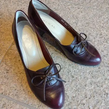 REGAL 6.5cm 펌프스 다크 와인 레드 23.5cm