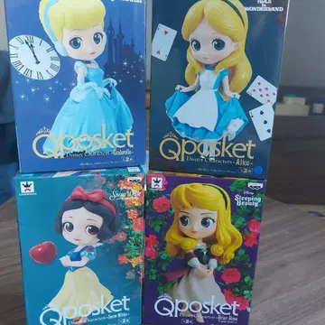 Qposket 디즈니 프린세스 피규어 세트