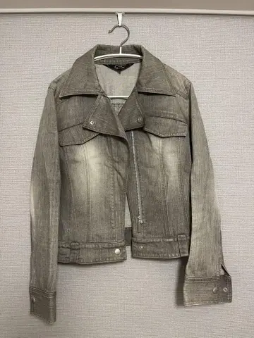 C de C 그레이 데님 자켓 38