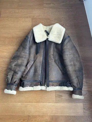 Orchard Motorcycle B-3형 무스탕 가죽 자켓