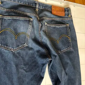 STUDIO D'ARTISAN 스트레이트 데님 인디고