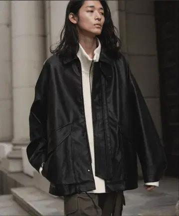 WYM ARTFICIAL GRAIN MILITARY BLOUSON