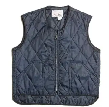 리 네이비 퀼팅 베스트