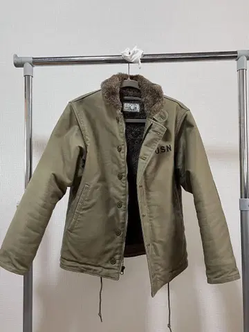 HOUSTON N-1 DECK JACKET 38 타이트 모델 스텐실 있음