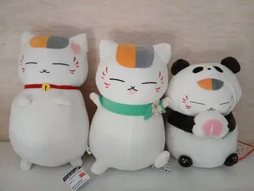 택 포함 나츠메 우인장 냥코 선생님 봉제 인형 3개 세트