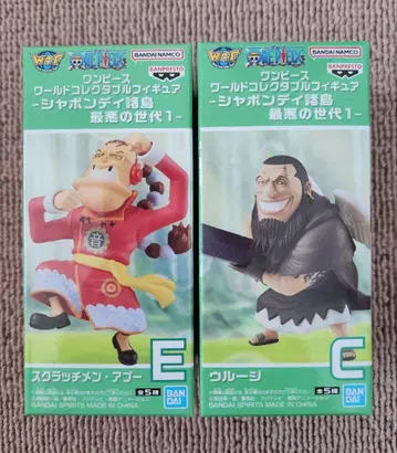 [ 미개봉 ] 원피스 월드 컬렉션 스크래치멘 아푸 우르지 세트
