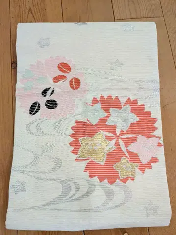 여름 오비 [명주] / 나고야 오비 화이트