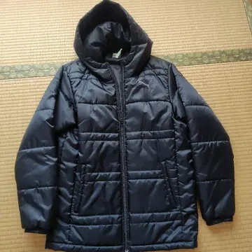 PUMA 블랙 충전솜 점퍼