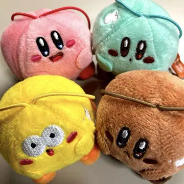 [커비 방을 만들자!] 별의 커비 봉제 인형 그루메 페스티벌 쁘띠 4개