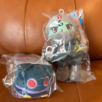 새상품 호빵맨 봉제 인형  고롱고로 블랙 롤빵나