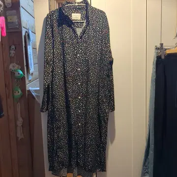 니코앤드 tsumori chisato 도트 무늬 셔츠 원피스