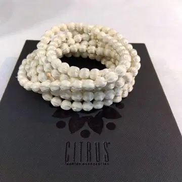 CITRUS 시트러스 실크 목걸이 에크루 약 225cm