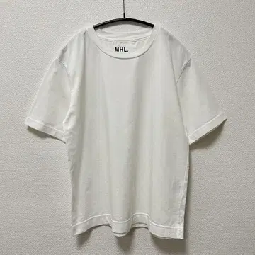 MHL. LIGHT COTTON JERSEY 반팔 T셔츠 사이즈 2