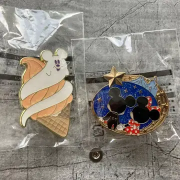 디즈니 2025 할로윈 & 야간 한정판 핀 배지 세트