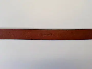 niko and - 브라운 가죽 벨트