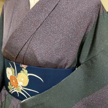 순수 실크 타타키 염색 분리 코몬 기모노 (634)
