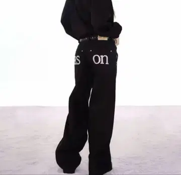 as'on 아즈온 SMOG WIDE PANTS 블랙 ason 한국