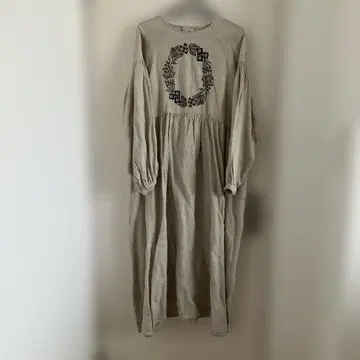 Samansa Mos2 마카베 앨리스 자수 롱 원피스 F 사이즈