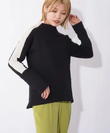 모크넥 쭈리 풀오버 소매 라인 풀오버