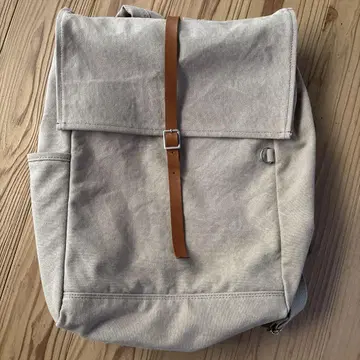 BAGWORKS 베이지 캔버스 백팩 나카가와 마사시치 상점