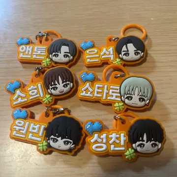 RIIZE 푹신 메지루시 액세서리 가챠 네임 컴프 세트 6종