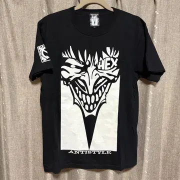 y101307 HEX ANTISTYLE T셔츠 블랙 반팔 로고 L