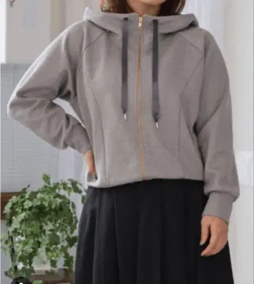 kinglily 더블 지퍼 프리미엄 후드티 슬림 오카다 유리 새상품급