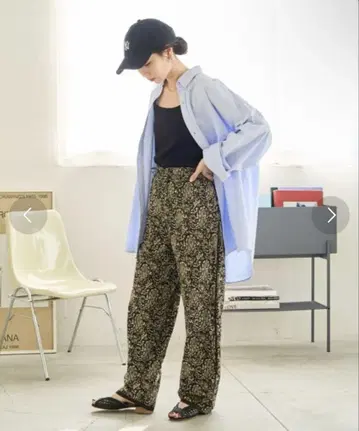 FREAK'S STORE 인도 페이즐리 이지 팬츠