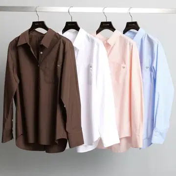 저스길리티 참 포함 셔츠 살몬 핑크