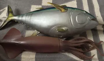 참치, 오징어 BIG 피규어 45cm