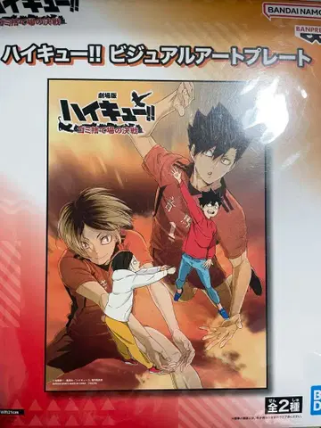 하이큐!! 쓰레기장의 결전 비주얼 아트 플레이트