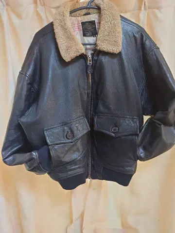 가죽 블랙 자켓 TYPE G-1 M 사이즈
