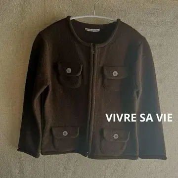 VIVRE SA VIE 니트 자켓