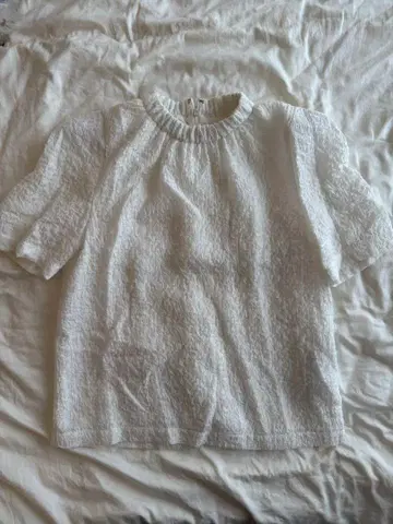 ORR 화이트 반팔 블라우스 S