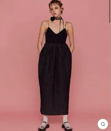 Knit Fabric Docking Jacquard Dress