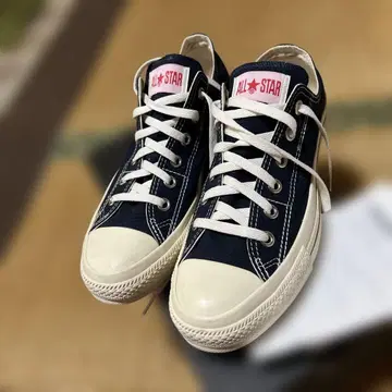 ALL STAR 네이비 로우컷 스니커즈