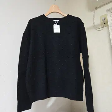 [ 새상품 ] 매킨토시 철학 38 긴팔 스웨터 블랙