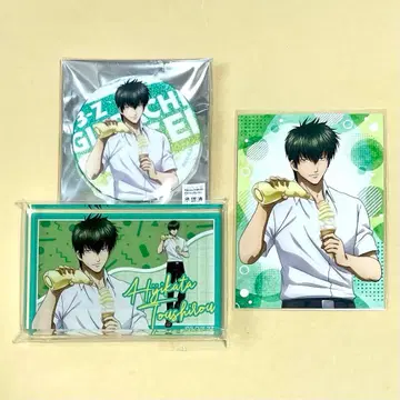 은혼 긴파치선생 메디코스 여름 음식 캔뱃지 아크릴 블록 카드 히지카타