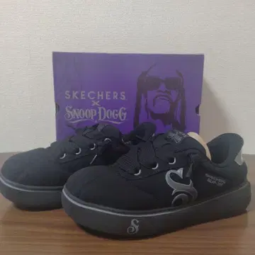 SKECHERS x Snoop Dogg 스니커즈 사이즈 8 블랙