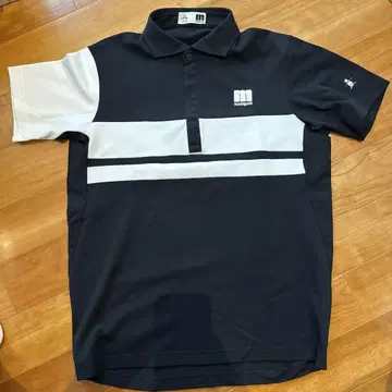munsingwear 피케 셔츠 블랙/화이트